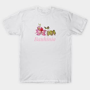 Bauhinia pink flower T-Shirt